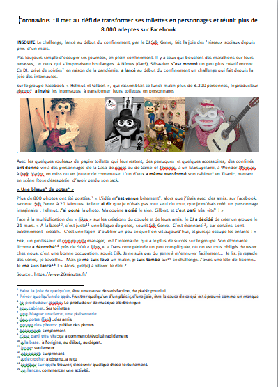 transformer ses toilettes image texte